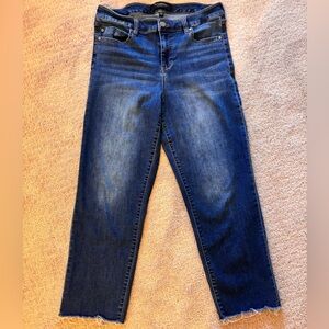 Liverpool Straight Leg Crop Jeans Size 12/31
